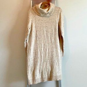NWOT LOFT Plus Sweater Dress - Cream Heather
